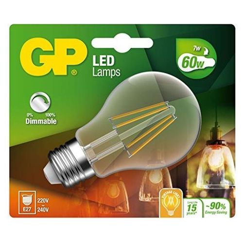 GP Lighting Filament Classic E27 7W 60W Dimmerabile 806lm