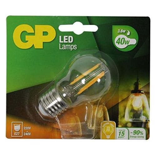 GP Lighting Filament Lampadina Led Mini Globe 4W 40W 470lm Bianco Caldo