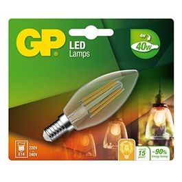 GP Lighting Lampadina Led Filamento Candela E14 4W 40W 470lm