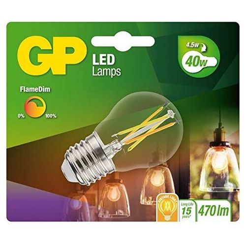 GP Lighting Lampadina Led Flame Dimmerabile E27 4W 40W 470lm