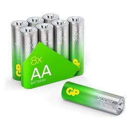 GP Super Alkaline 15V AA Mignon LR06 8 Pezzi