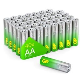 GP Super Alkaline AA Mignon batterie PET Box 40 Pezzi