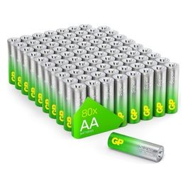GP Super Alkaline AA Mignon Batterie Blister 80 Pezzi