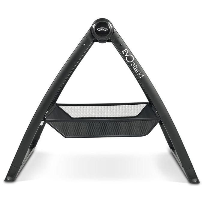 Graco Evo Stand – Supporto per Navicella, Seduta Passeggino e Seggiolino Auto Graco Evo  – Struttura Pieghevole e Salvaspazio per Uso Domestico