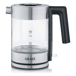 Graef WK300 Bollitore Elettrico 1 Litro 2000W Nero/Stainless Steel