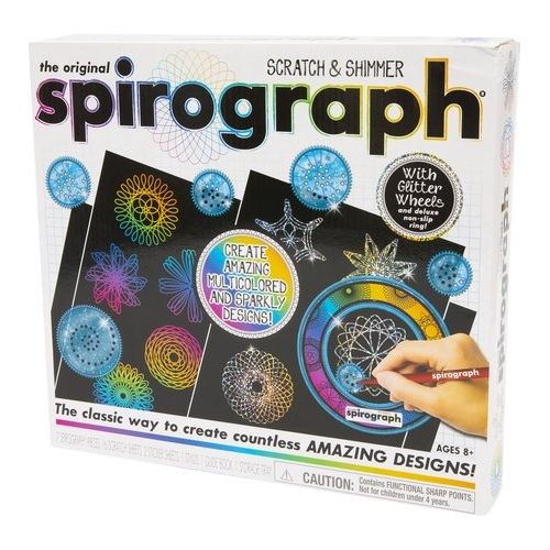 Grandi Giochi Gioco Creativo Spirograph Scratch e Shimmer