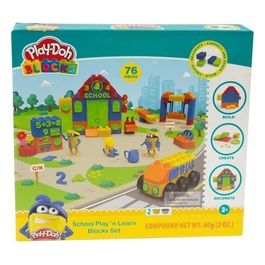 Play Doh Bloks Scuola 76 Pezzi