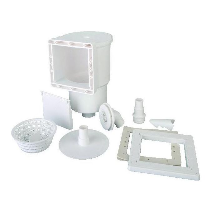 Gre AR100 Skimmer per Piscina Standard con Valvola d'Impulsione Bianco