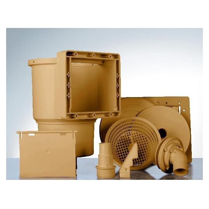 Gre AR100W Skimmer Standard Completo Marrone con Valvola di Ritorno