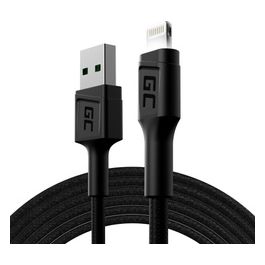 Green Cell Cable Ray Fast Charging Lightning 2mt