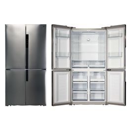 GRF CB91832X Frigorifero Americano Side by Side 4 porte Capacità 451 Litri Classe energetica F Raffreddamento No Frost Inox