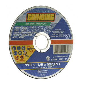 Grinding Disco da Taglio Ferro 115x16x22 Tw Hd Mf