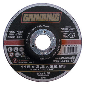 Grinding Mola Abrasiva per Ferro 115x3.2x22mm Dt Ld Mf