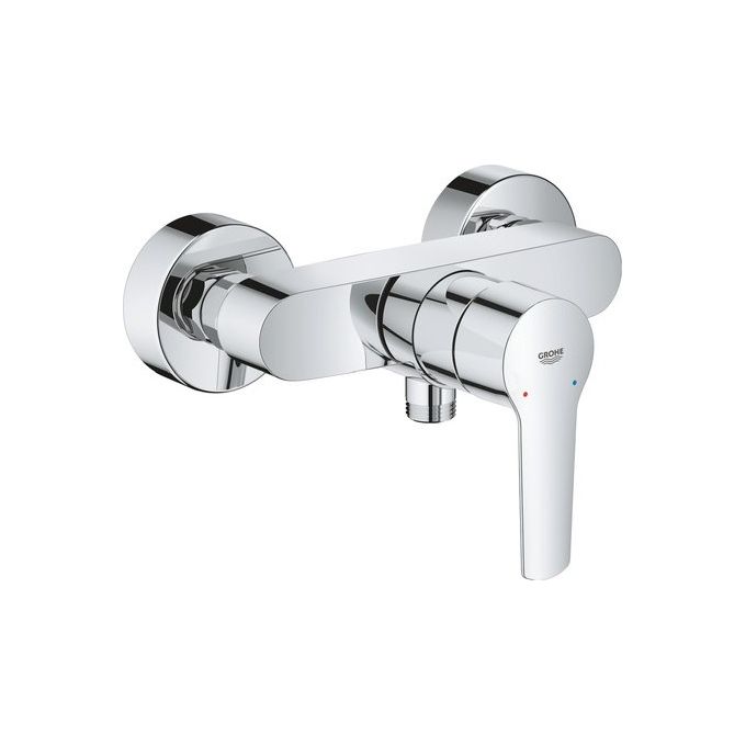 Grohe 32279002 START Miscelatore monocomando per doccia a parete Maniglia in metallo per un funzionamento tattile Valvola di non ritorno integrata Cromato