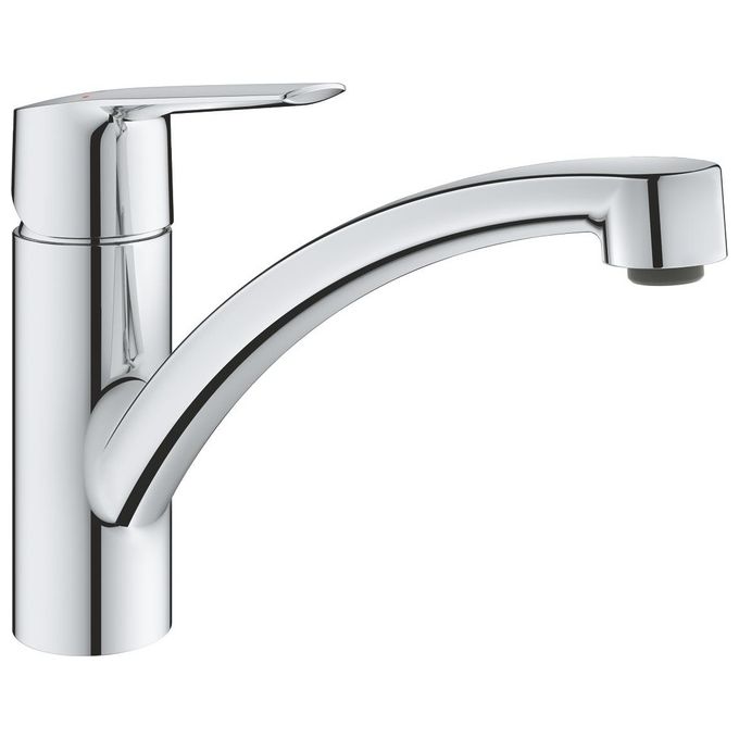 Grohe 32441002 Start New Miscelatore monocomando per lavello a bocca girevole 140° Limitatore di flusso regolabile QuickFix Cromato