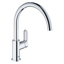 31369000 Start edge Miscelatore monoforo per Lavello Cucina a bocca alta girevole 360° Cromato Lucido