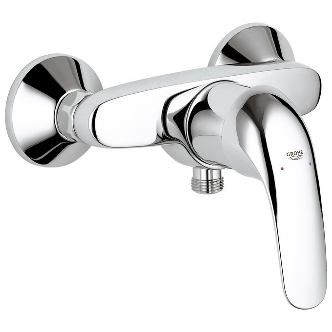 Image of Grohe Rubinetto Miscelatore da Parete per Doccia Cromo Lucido Starlight Swift