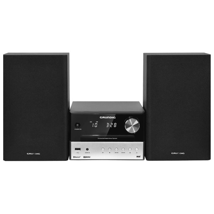 Grundig CMS 3000 BT DAB+ Microsistema Audio per la Casa 30W Nero-Argento