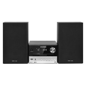 Grundig CMS 3000 BT DAB+ Microsistema Audio per la Casa 30W Nero/Argento