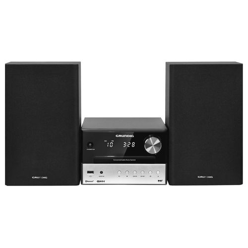Grundig CMS 3000 BT DAB+ Microsistema Audio per la Casa 30W Nero/Argento