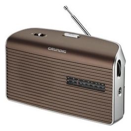Grundig GRN1550 Radio sintonizzatore analogico FM/AM Marrone/Argento