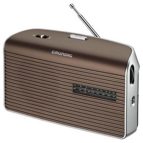 Grundig GRN1550 Radio sintonizzatore analogico FM/AM Marrone/Argento