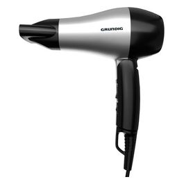 Grundig HD 2200 Asciuga Capelli 1200W Nero/Argento