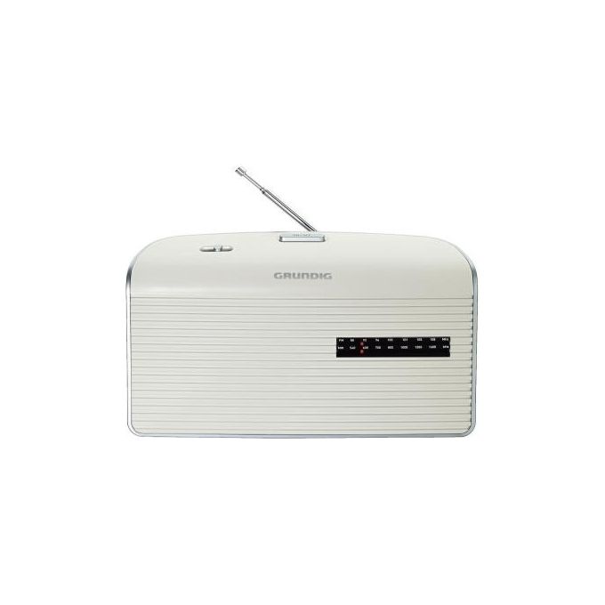 Grundig Music 60X Radio Portatile Analogico Bianco-Grigio