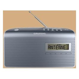 Music 7000X DAB Radio Portatile Digitale Grigio/Argento