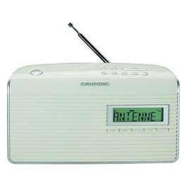 Grundig Music WS 7000 DAB+ Radio Portatile Analogica e Digitale Argento/Bianco