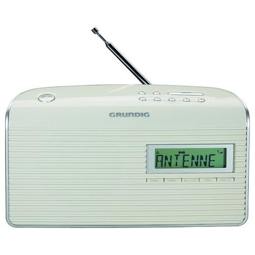Grundig Music WS 7000 DAB+ Radio Portatile Analogica e Digitale Argento/Bianco