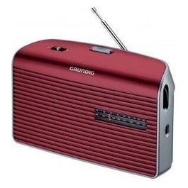 Grundig Radio Portatile Analogica Fm/mw Rosso Silver