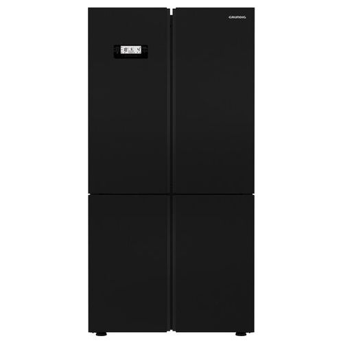 GQN21235GBN - Frigorifero 4 Porte 572 L, 182 cm, Classe F, 39 dB, Total No Frost, FullFresh+, IonFresh, Vetro Nero