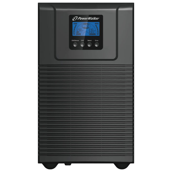 PowerWalker 10122043 VFI 3000 TG Gruppo di Continuita' On-Line 3 kVA 2700 W 5 prese AC tipo C13 C19 C20 colore Nero