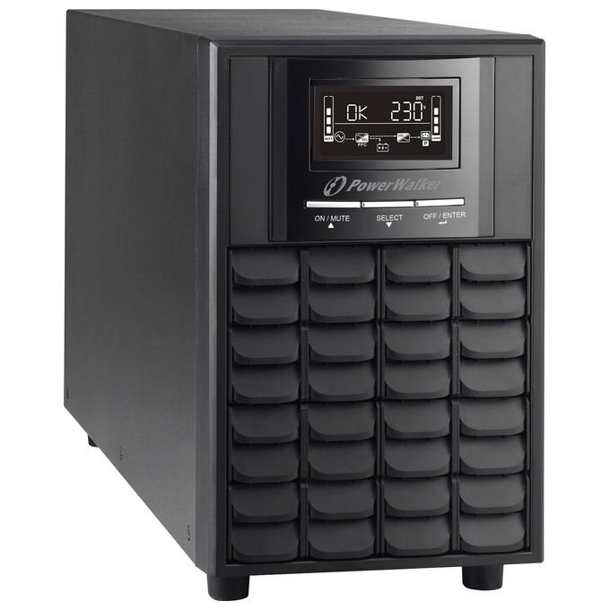 PowerWalker 10121131 VI 1500 CW Gruppo di Continuita' Line-Interactive 1500VA 1050W Uscita Sinusoidale Pura 3 Prese colore Nero
