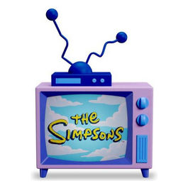 Gruppo Erik, Lampada Tv The Simpsons, Pvc E Abs, Illuminazione Regolabile, Antenne Modellabili