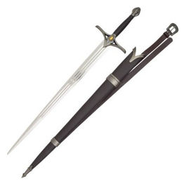 GSPK, Spada Ornamentale, Ispirata a Galadriel, Il Signore degli Anelli, Replica in Metallo, Con Fodero