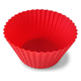 Stampo Muffin in Silicone Rosso per Friggitrice ad Aria