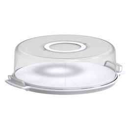 Porta Torta Chef Line Bassa d'Asporto Bianco