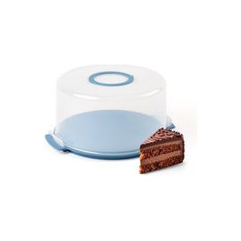 Porta Torta CHEF LINE Cake & Go Bassa Azzurro