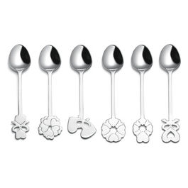 Set 6 Cucchiaini da Tè Acciaio Inox 18/10 Zelda