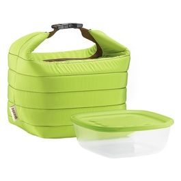 Set Borsa Termica Piccola con Contenitore Salva Freschezza 1400 cc. Verde Mela