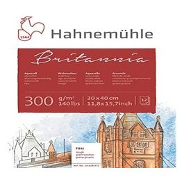 Blocco per Acquerelli 12 Pagine Britannia Ruvido 30x40cm 300gr