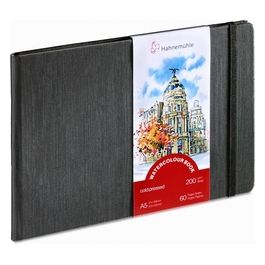 Watercolour Book A5 Formato Paesaggio 60 Pagine 200gr