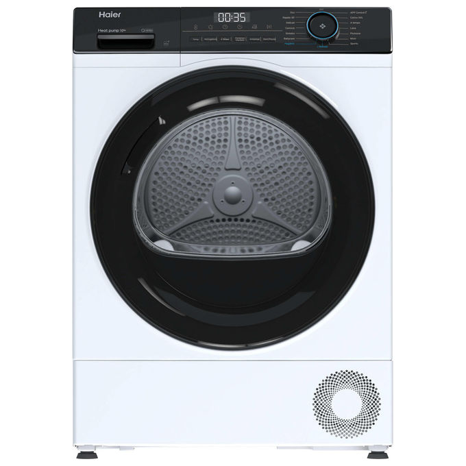 Haier HD100-D939E-IT I-Pro Serie 3 Asciugatrice Pompa di Calore 10 Kg Classe D Inverter Wi-Fi (85x60x65 cm) colore Bianco