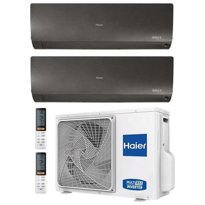 Haier, Climatizzatore Multi Split Serene Plus, 2.6 kW, Nero Opaco, ...