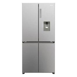 Haier Cube 83 Serie 3 HCR3818EWMM Frigorifero side-by-side Libera installazione 463 Litri Classe E Platino Acciaio inossidabile