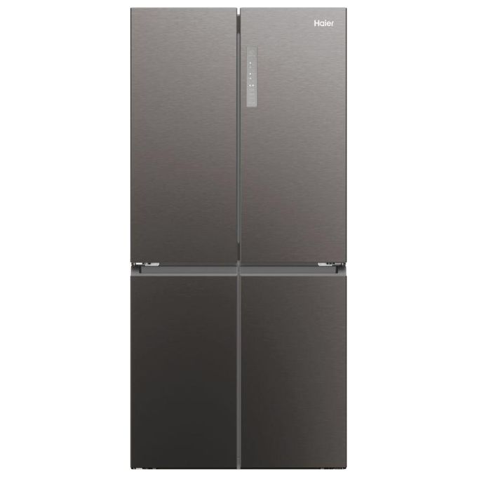 Haier Cube 83 serie 3  HCR3818ENMD Frigorifero 4 porte 467Litri Classe E No Frost H181.5 Platinum Inox