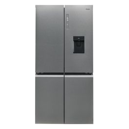 Cube 90 Serie 5 HTF-520IP7 Frigorifero Side-by-Side Libera Installazione 525 Litri Classe Energetica F Platino/Acciaio Inossidabile