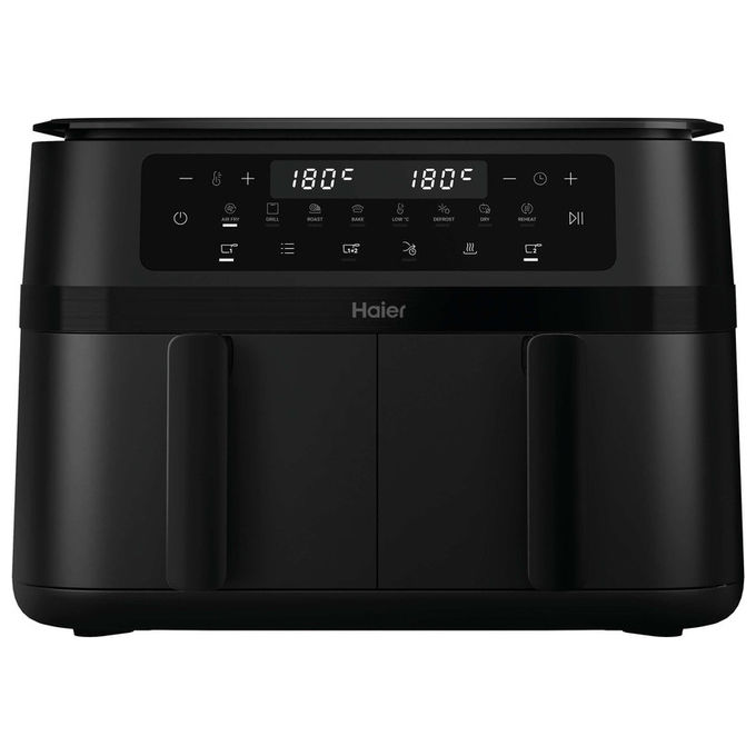 Haier Friggitrice ad Aria Calda 11.5 L Doppia 3000 W HAF3AD 011 Nero